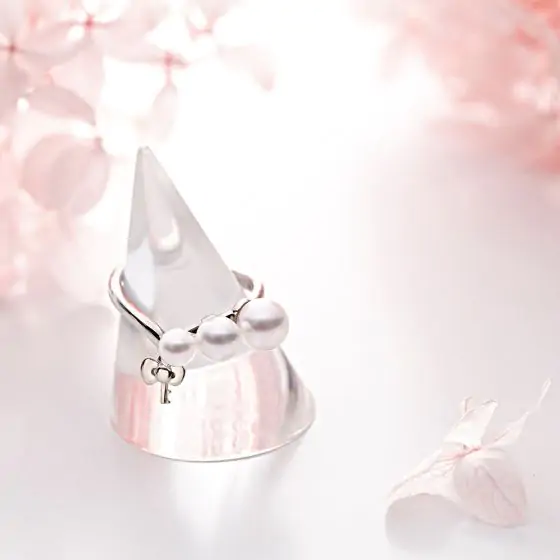 ハローキティ くるくるまわる リングキーホルダー 2種セット ハロー