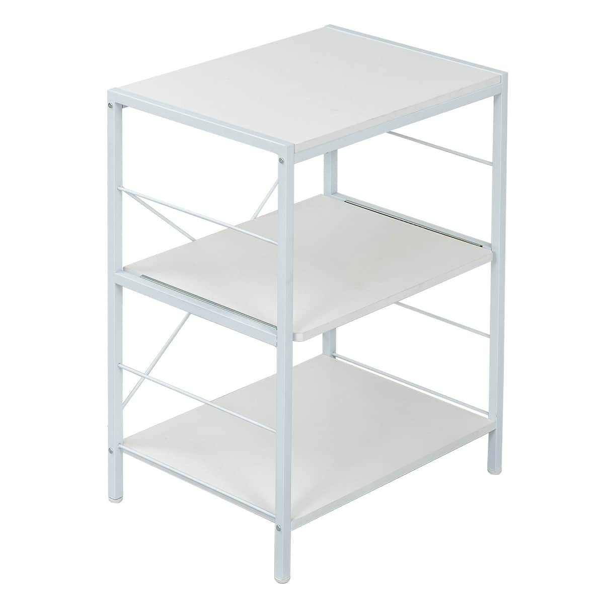 レンジ台収納(幅60cm ロータイプ ホワイト) | ニトリネット【公式