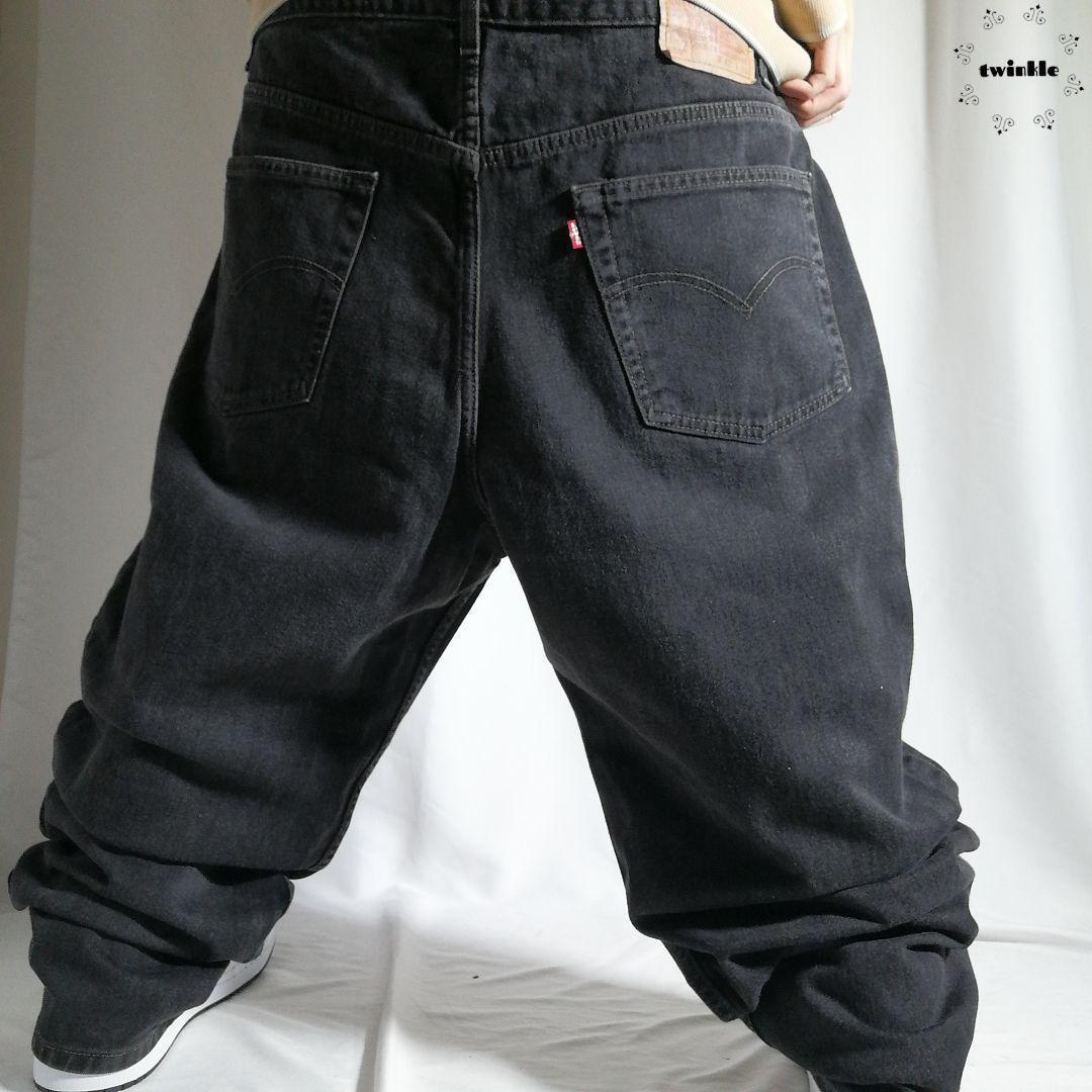 リーバイス550 Levi's ブラックデニム ジーンズ パンツ リラックス