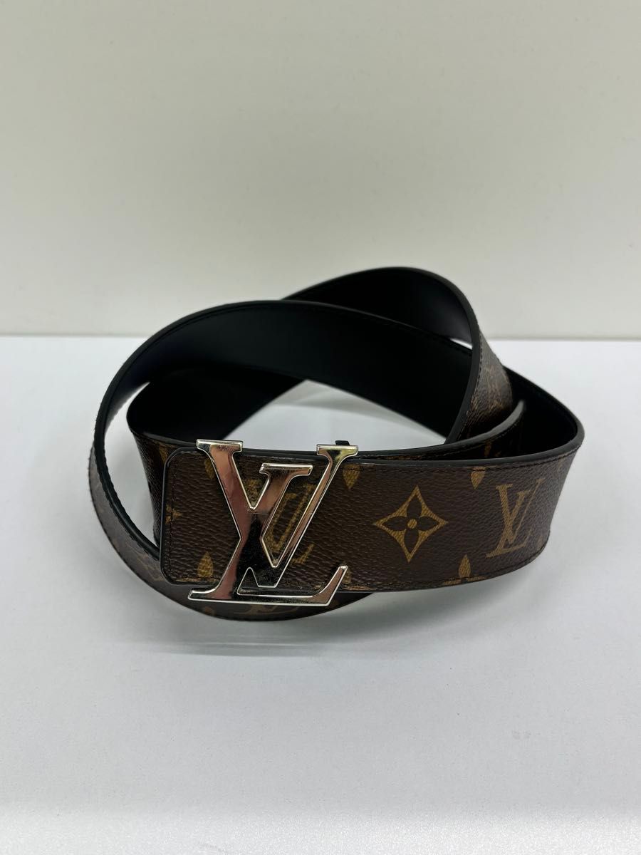 3664〉ルイヴィトン サンチュール LVイニシャル ベルト モノグラム
