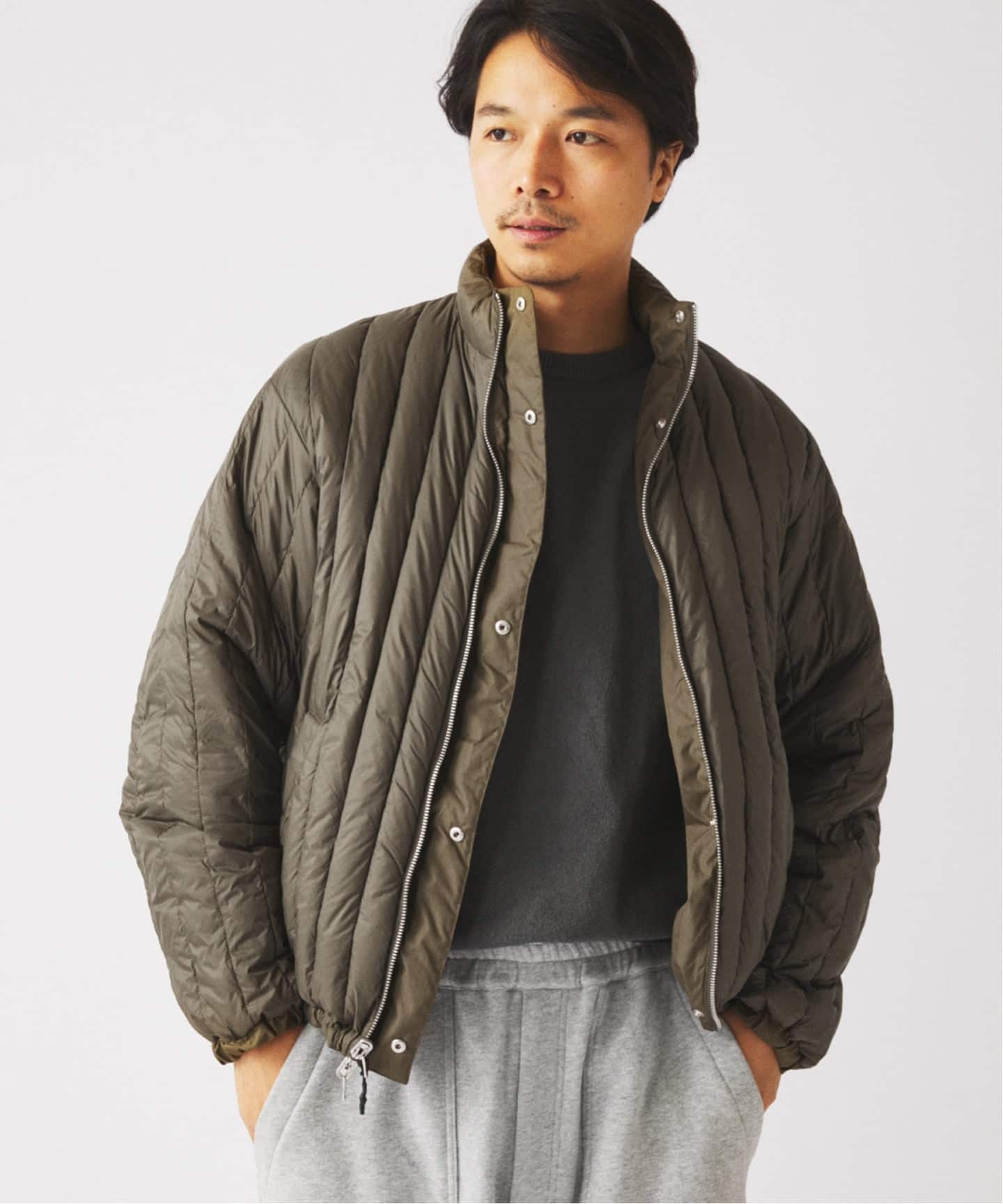 WEB限定》TAION / タイオン 別注 リバーシブル ショートモッズ ダウン