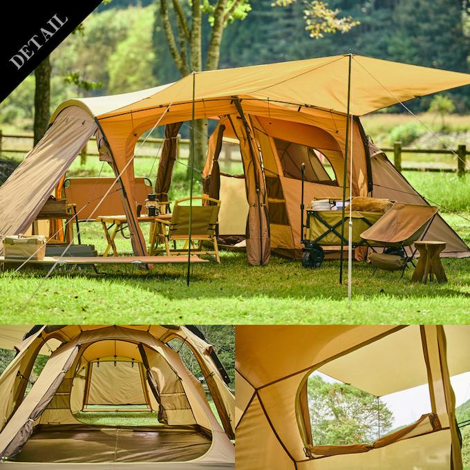 VISIONPEAKS（ビジョンピークス） トレスアーチ2ルームテント＋RF