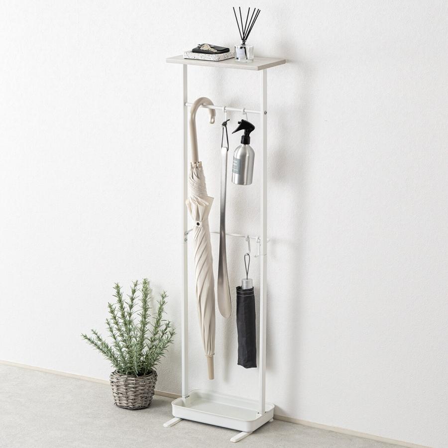 ニトリ（NITORI） 天板付き傘ハンガー(ホワイト CC325001 T) 傘立て