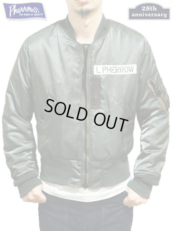 Pherrow's（フェローズ） 】 MA-1 JACKET カスタムナイロンフライト