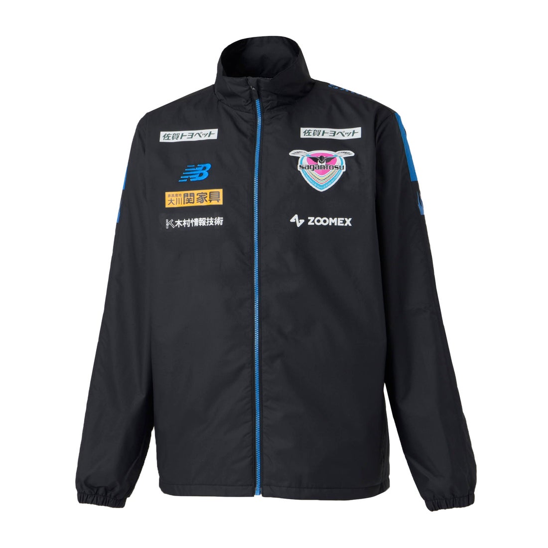 New Balance サガン鳥栖 2023 ウインドジャケット(ブラック) AMJ35230