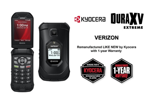 DuraXV Extreme Verizon Remanufactured Like New | Kyocera Mobile