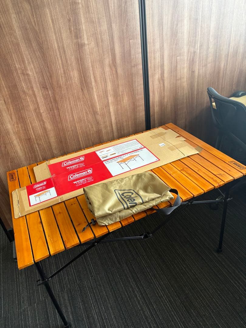 【アルペンアウトドアーズ限定】コールマン ウッドロールテーブル110 Coleman（コールマン） 【アルペンアウトドアーズ限定】コールマン