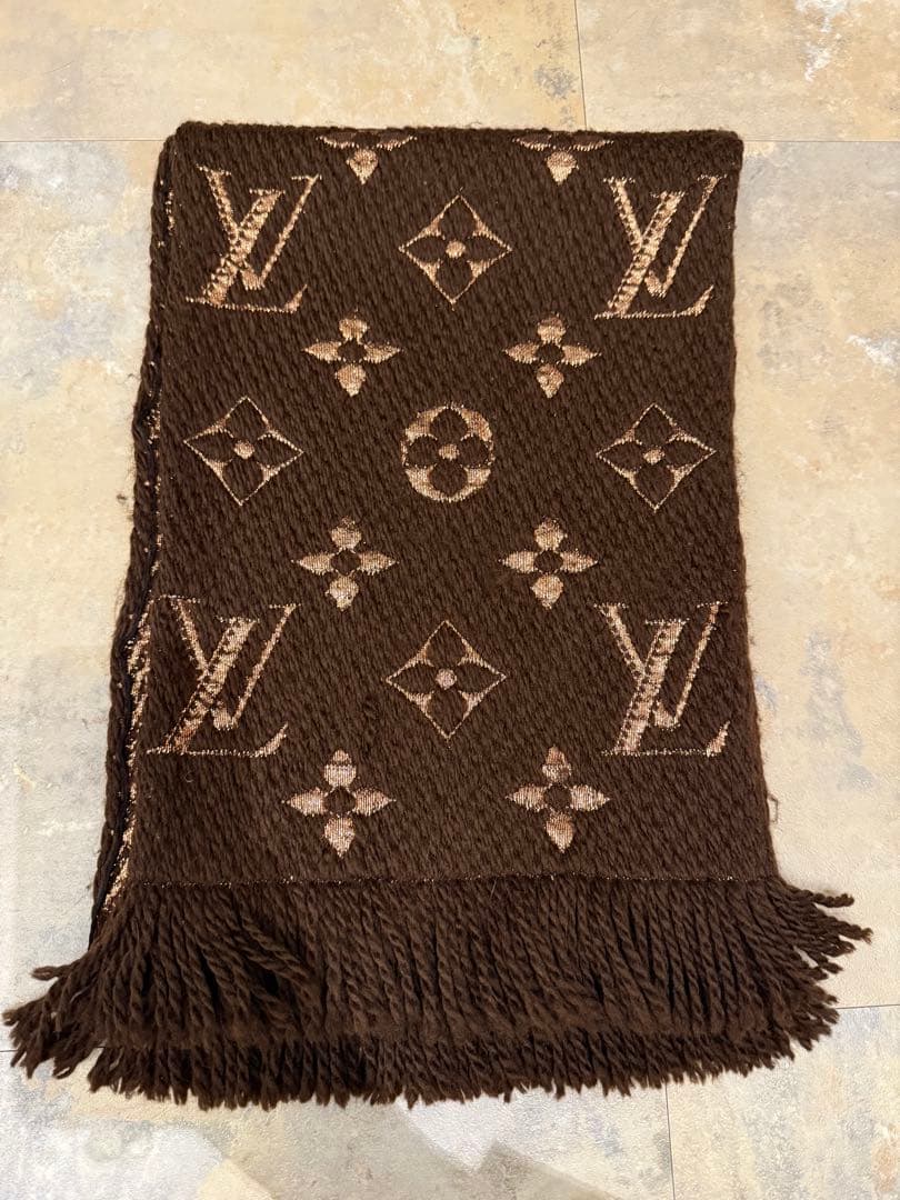 Louis Vuitton ブラウン マフラー LOUIS VUITTON（マフラー/ショール ・ ブラウン/茶色系）のフリマ