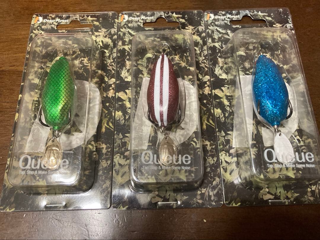 バラ売り可！最終値下げ！ディープフォレスト★Queue キュー★3個セット ディープフォレストフィッシング/キュー