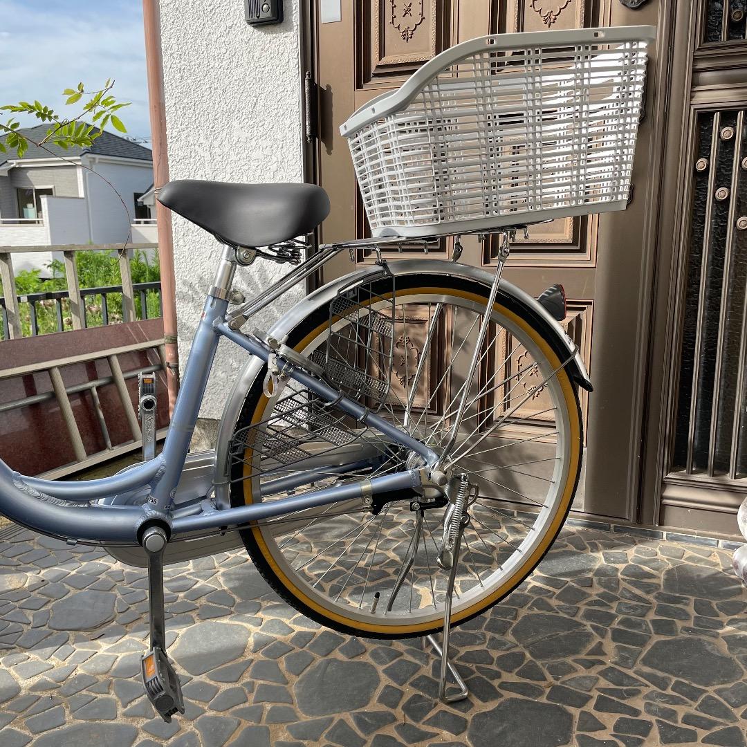 新品 自転車 サカモトテクノ ブルー 24インチ お引取又は近隣の方お届け