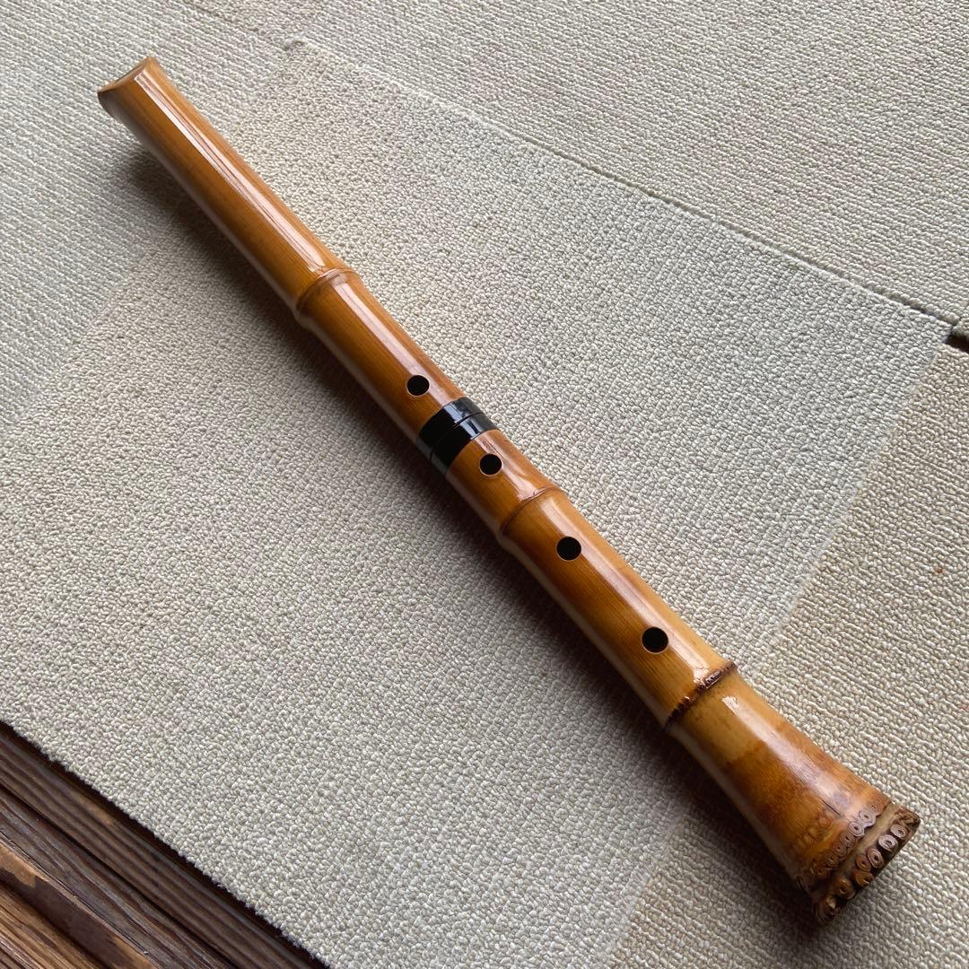 218尺八本体 一尺八寸　竹製 虚竹銘-Kyochiku- 1尺8寸尺八 (323g) | 亀屋尺八専門店