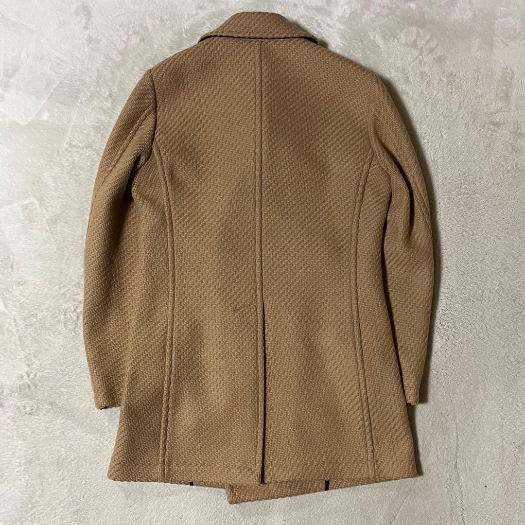 専用ビームス別注Brilla‼ タリアトーレ ダブルチェスターコートキャメル美品