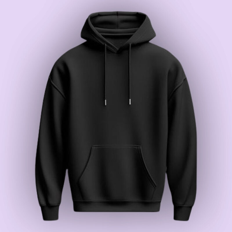 Black Pullover Hoodie